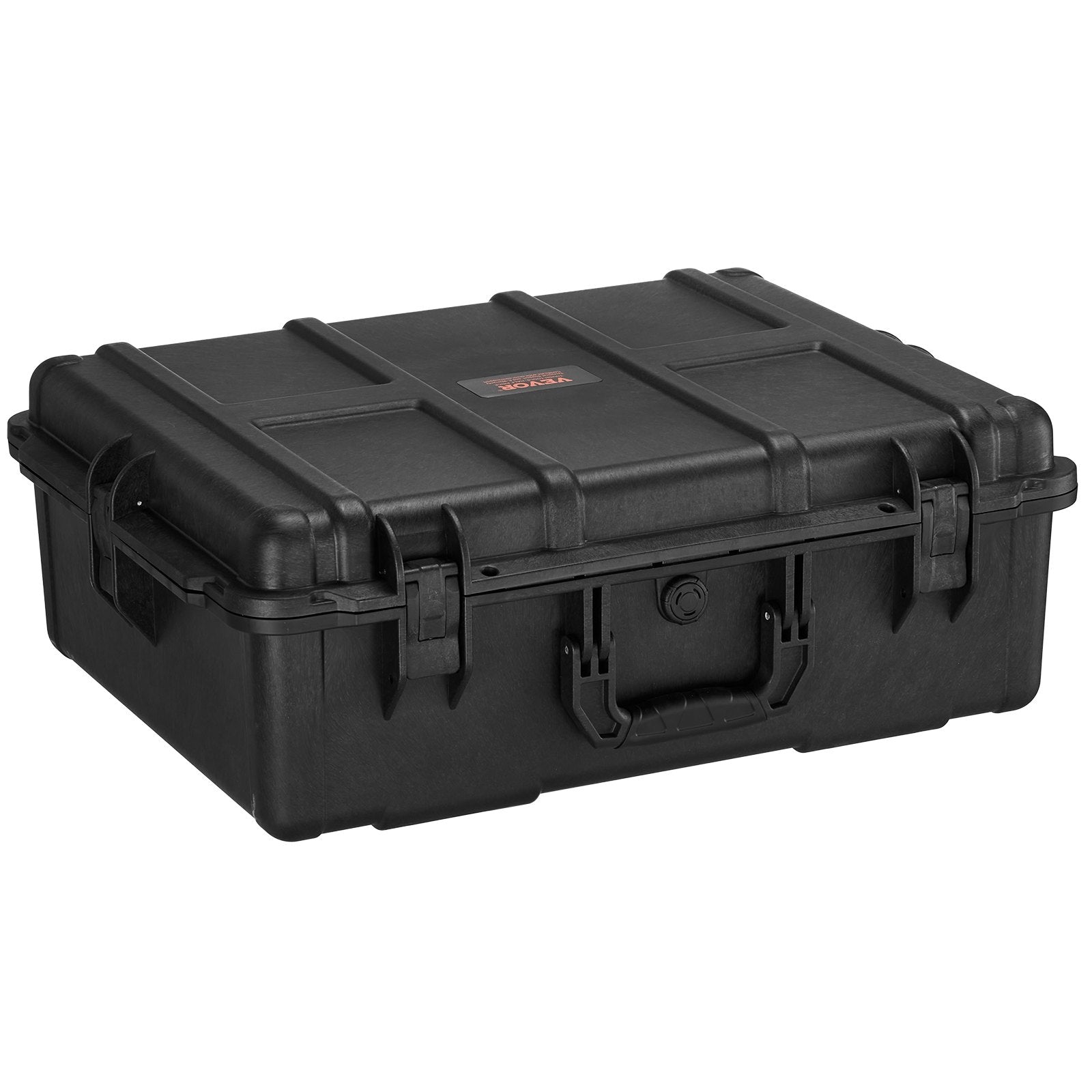 Weatherproof Hard Case, Heavy Duty Protective Dry Box Case with Pre-cut Foam, and Retractable Pull Handles for Travel, Hunting, Military, Tactical, IP67 Waterproof Case for Cameras (56.1x37x26)