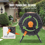 Gardening Tools: VEVOR Compost Bin 18.5 Gal Composter Tumbler Rotating Outdoor with Sliding Door