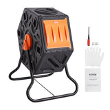 Gardening Tools: VEVOR Compost Bin 18.5 Gal Composter Tumbler Rotating Outdoor with Sliding Door