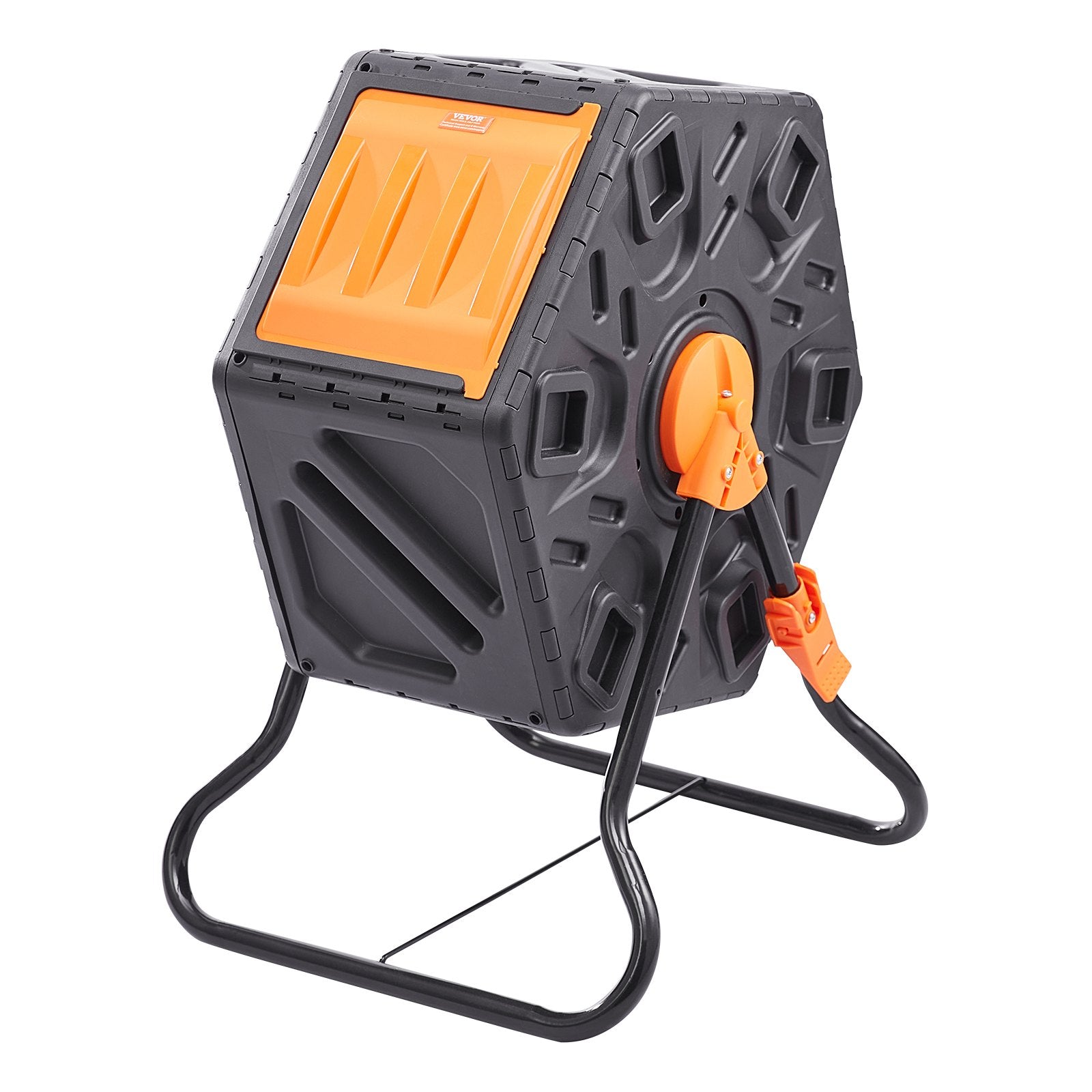 Gardening Tools: VEVOR Compost Bin 18.5 Gal Composter Tumbler Rotating Outdoor with Sliding Door