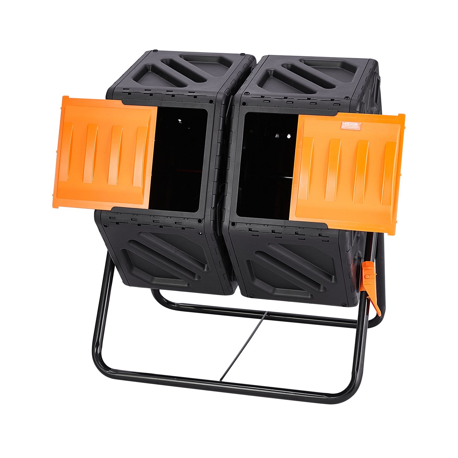 Gardening Tools: VEVOR Compost Bin 37 Gal Dual-Chamber Composter Tumbler Rotating Sliding Doors