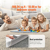 Floor Rugs: VEVOR Non Slip Rug Pad Gripper 9' x 12' Carpet Mat 0.24" Thick for All Floor