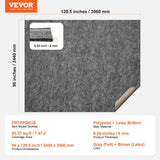 Floor Rugs: VEVOR Non Slip Rug Pad Gripper 8' x 10' Carpet Mat 0.24" Thick for All Floor