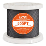 Automotive Repair & Speciality Tools: VEVOR T316 Stainless Steel Cable 3.18mm 7x7 Steel Wire Rope 152.4m Cable Railing