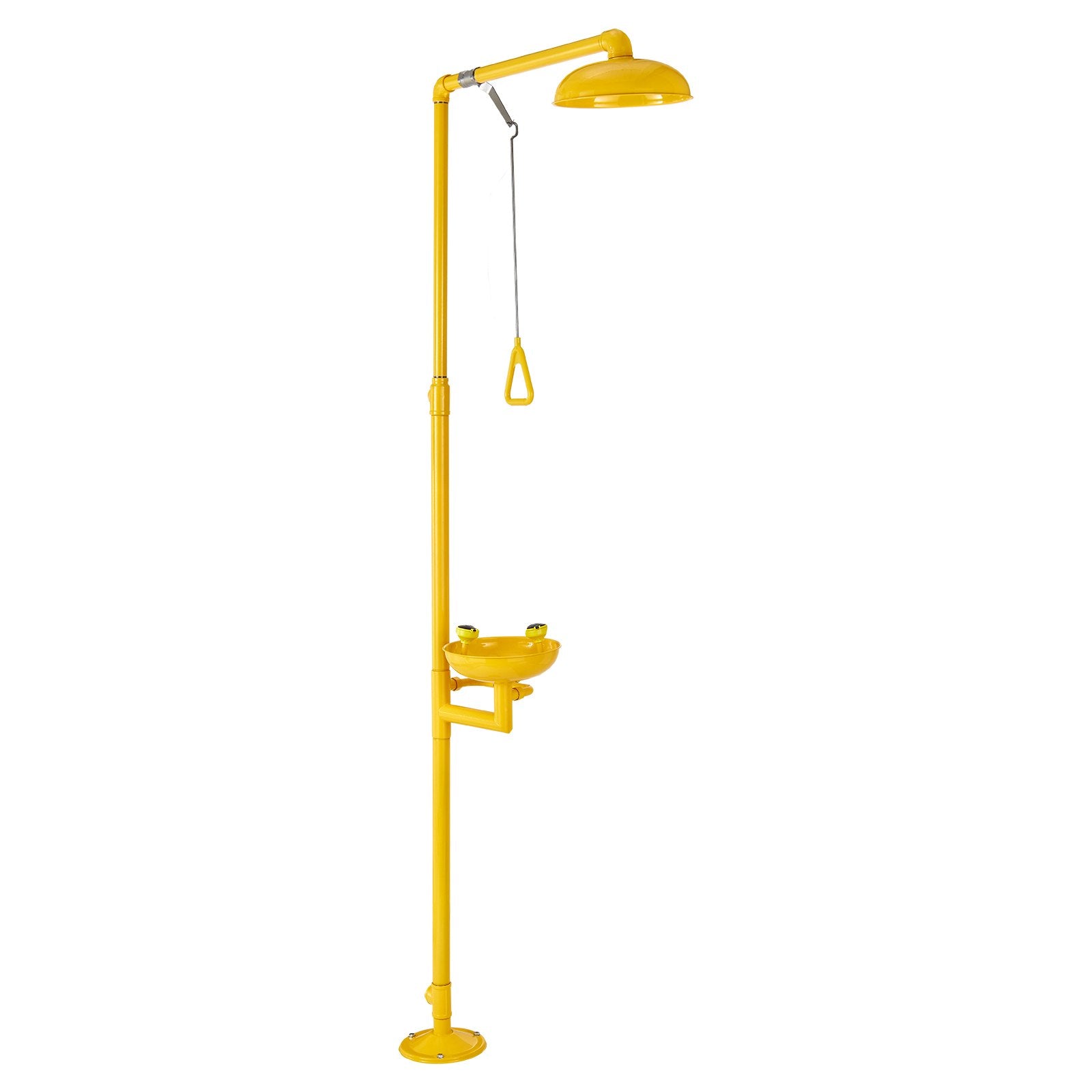 Tennis: VEVOR Emergency Shower Eye Wash Station, 34.25 x 15.75 x 91.73 Inch 304 Stainless Steel Eyewash and Shower Combination, OSHA-Approved First Aid Eye Wash Station, for Schools, Labs, Factories, Yellow