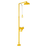 Tennis: VEVOR Emergency Shower Eye Wash Station, 34.25 x 15.75 x 91.73 Inch 304 Stainless Steel Eyewash and Shower Combination, OSHA-Approved First Aid Eye Wash Station, for Schools, Labs, Factories, Yellow