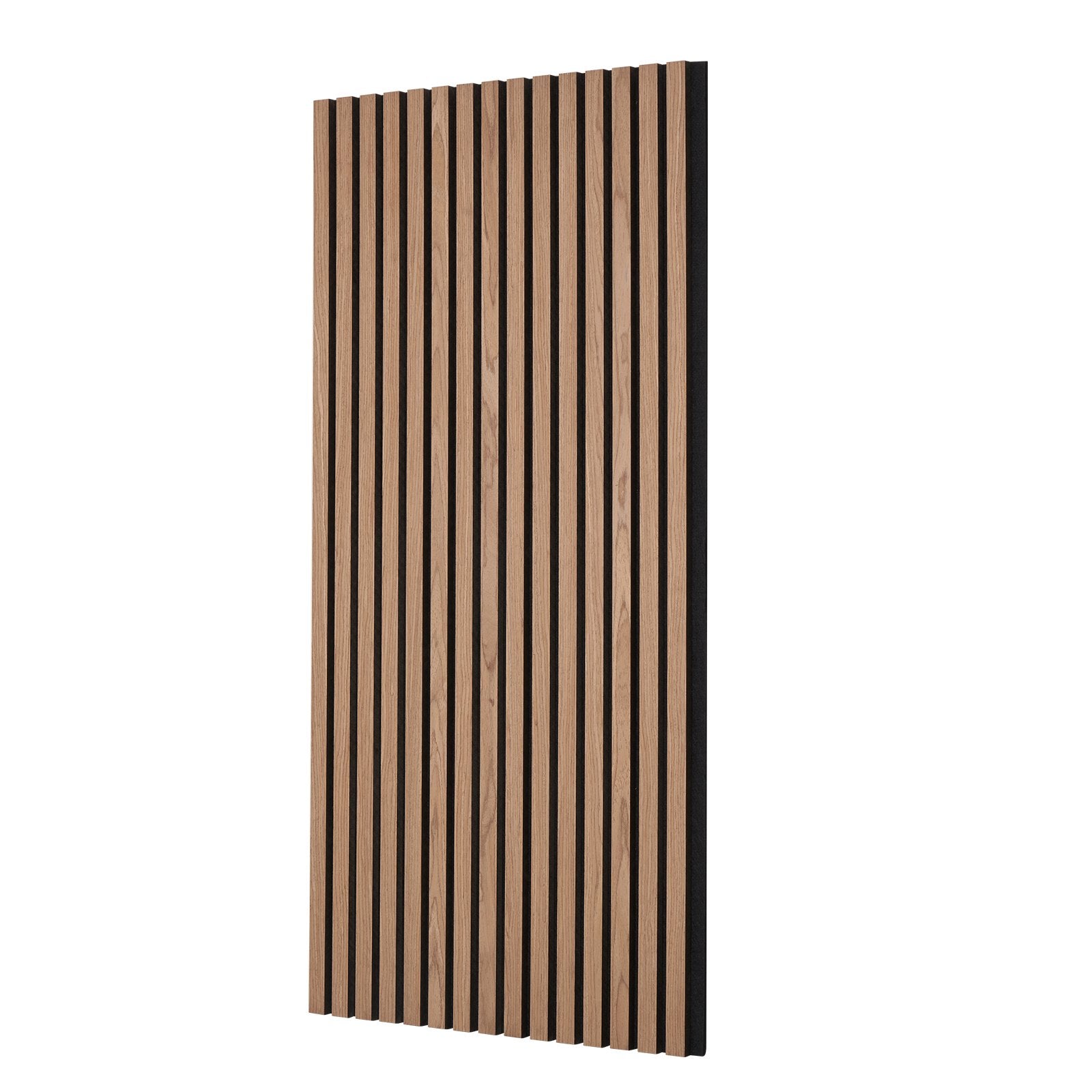 Audio Accessories: VEVOR Wood Slat Acoustic Panels 23.6 x 47.2 inch for Modern Wall Decor Walnut