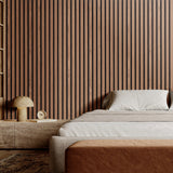 Audio Accessories: VEVOR Wood Slat Acoustic Panels 23.6 x 47.2 inch for Modern Wall Decor Walnut