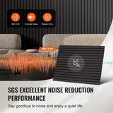 Audio Accessories: VEVOR Wood Slat Acoustic Panels 23.6 x 47.2 inch for Modern Wall Decor Black Oak
