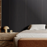 Audio Accessories: VEVOR Wood Slat Acoustic Panels 23.6 x 47.2 inch for Modern Wall Decor Black Oak