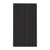 Audio Accessories: VEVOR Wood Slat Acoustic Panels 23.6 x 47.2 inch for Modern Wall Decor Black Oak
