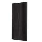 Audio Accessories: VEVOR Wood Slat Acoustic Panels 23.6 x 47.2 inch for Modern Wall Decor Black Oak