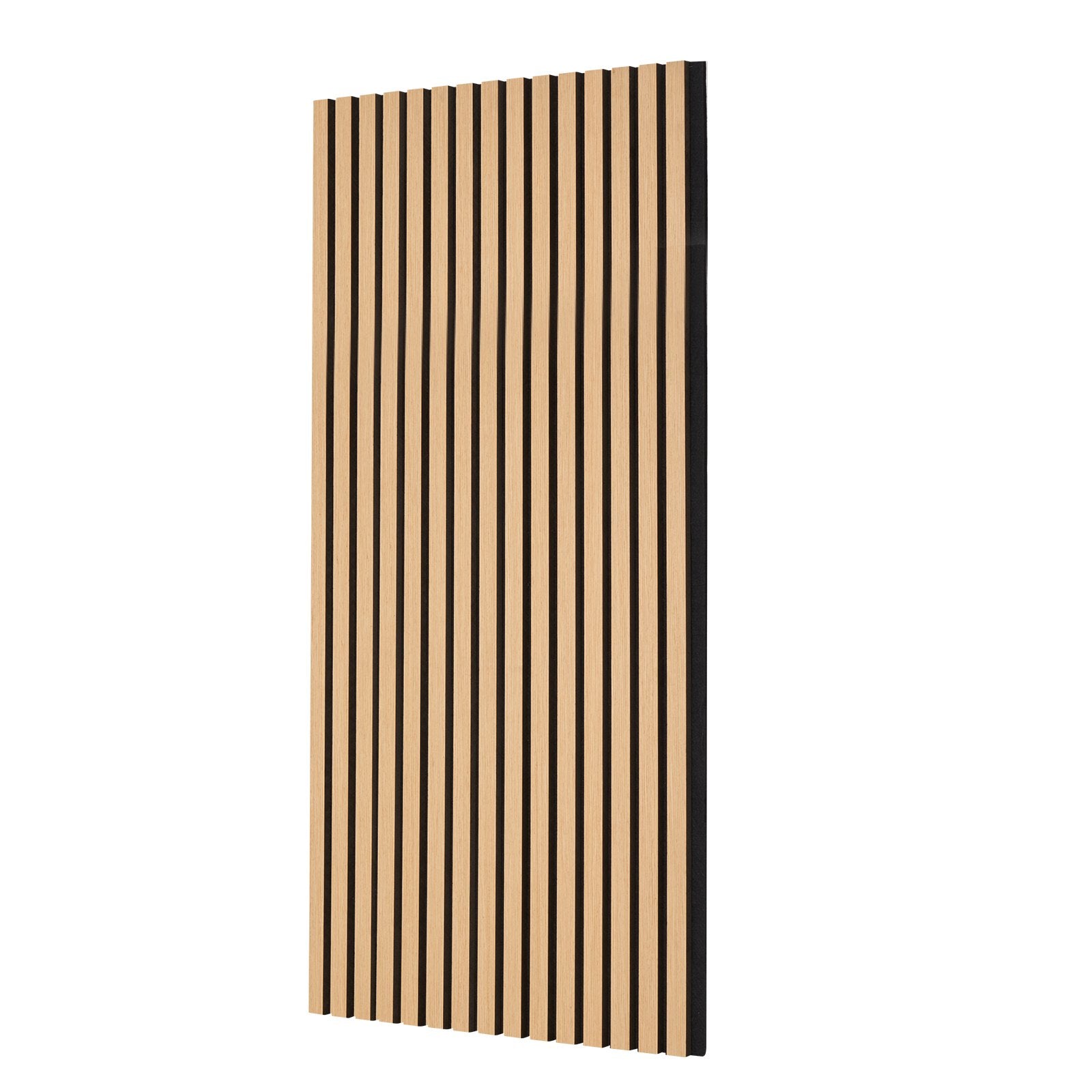 Audio Accessories: VEVOR Wood Slat Acoustic Panels 23.6 x 47.2 inch for Modern Wall Decor Light Oak