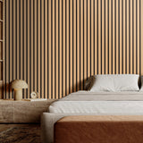 Audio Accessories: VEVOR Wood Slat Acoustic Panels 23.6 x 47.2 inch for Modern Wall Decor Light Oak
