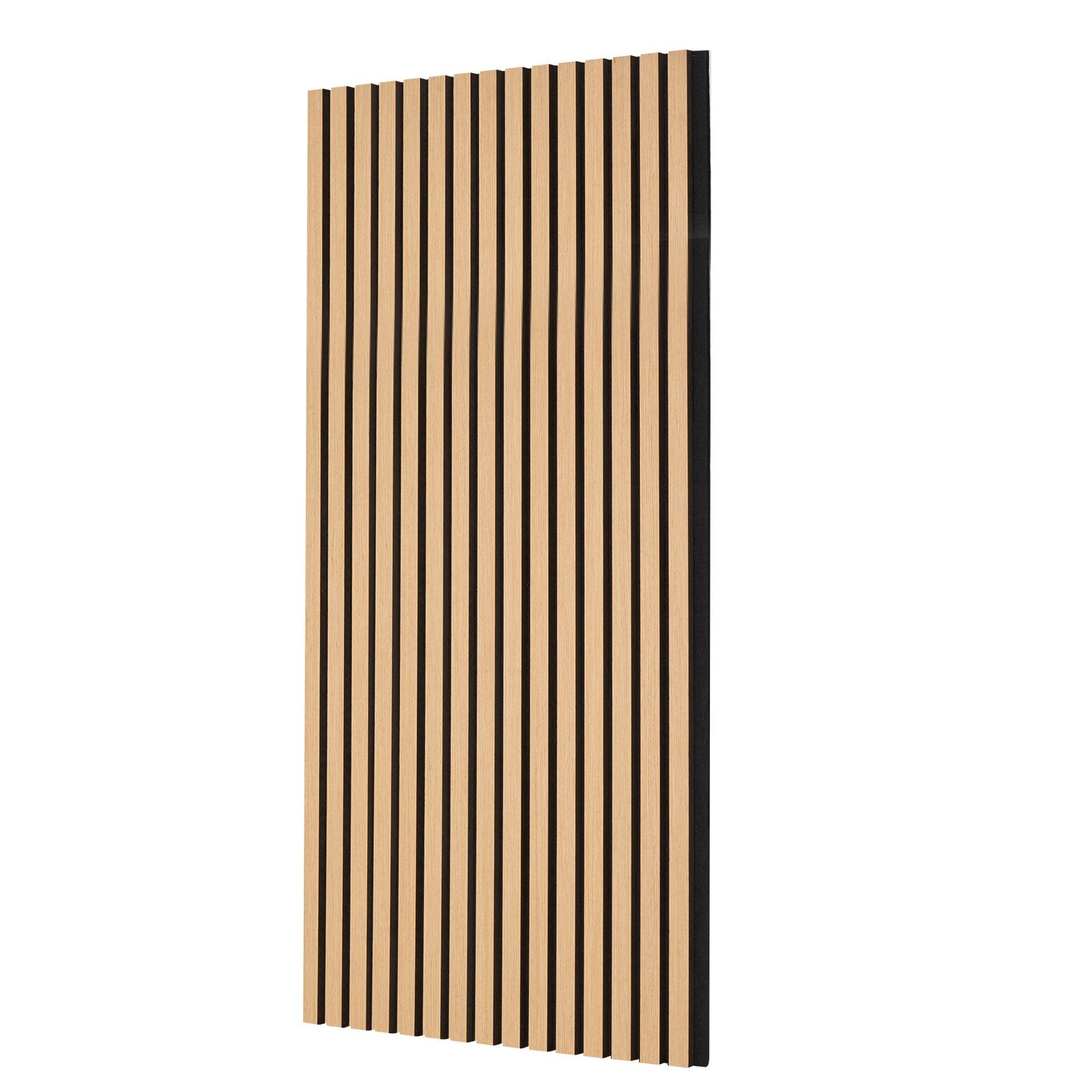 Audio Accessories: VEVOR Wood Slat Acoustic Panels 23.6 x 47.2 inch for Modern Wall Decor Light Oak
