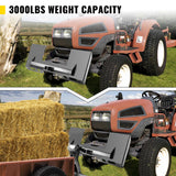 Automotive Parts: VEVOR Universal Skid Steer Mount Plate 6.35mm Thick Skid Steer Plate Attachment1360.78kgWeight Capacity Quick Attach Mount Plate Steel Adapter Loader Easy to Weld or Bolt to Different Accessories Gray