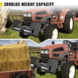 Automotive Repair & Speciality Tools: VEVOR Universal Skid Steer Mount Plate 6.35mmThick Skid Steer Plate Attachment1360.78kgWeight Capacity Quick Attach Mount Plate Steel Adapter Loader Easy to Weld or Bolt to Different Accessories Black