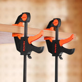 Air Pumps: VEVOR Bar Clamps for Woodworking, 2-Pack 30.48 cm and 2-Pack 15.24 cm, One-Handed Clamp/Spreader, Quick-Grip F-Clamp with 70 kg Load Limit, Premium Plastic and Steel, for Woodworking Metal working
