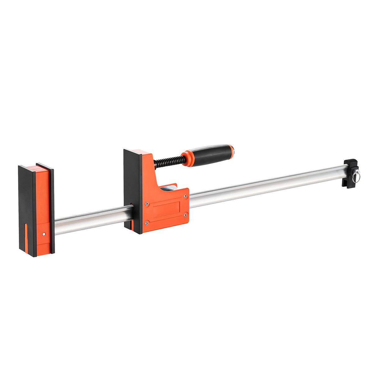 Bar Clamps for Woodworking, 2-Pack 76.2 cm Parallel Clamp Set, F-Clamp with 680 kg Load Limit, Even Pressure, High-strength Plastic and Carbon Steel, for Woodworking Metal Working, Orange