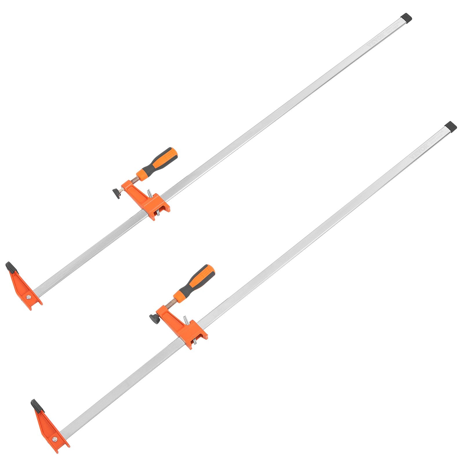 Tool Clamps & Vices: VEVOR Bar Clamps for Woodworking, 2-Pack 914mm Clamp, Quick-Change F Clamp with 600 lbs Load Limit, 2.5" Throat Depth, Cast Iron and Carbon Steel, Wood Clamps for Woodworking Metal Working