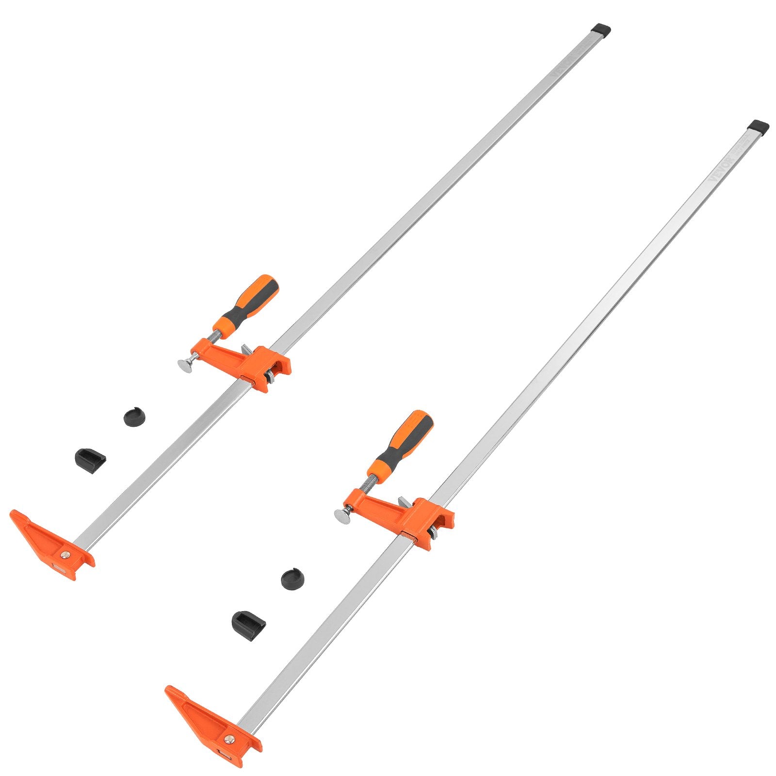 Tool Clamps & Vices: VEVOR Bar Clamps for Woodworking, 2-Pack 914mm Clamp, Quick-Change F Clamp with 600 lbs Load Limit, 2.5" Throat Depth, Cast Iron and Carbon Steel, Wood Clamps for Woodworking Metal Working