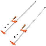 Tool Clamps & Vices: VEVOR Bar Clamps for Woodworking, 2-Pack 914mm Clamp, Quick-Change F Clamp with 600 lbs Load Limit, 2.5" Throat Depth, Cast Iron and Carbon Steel, Wood Clamps for Woodworking Metal Working