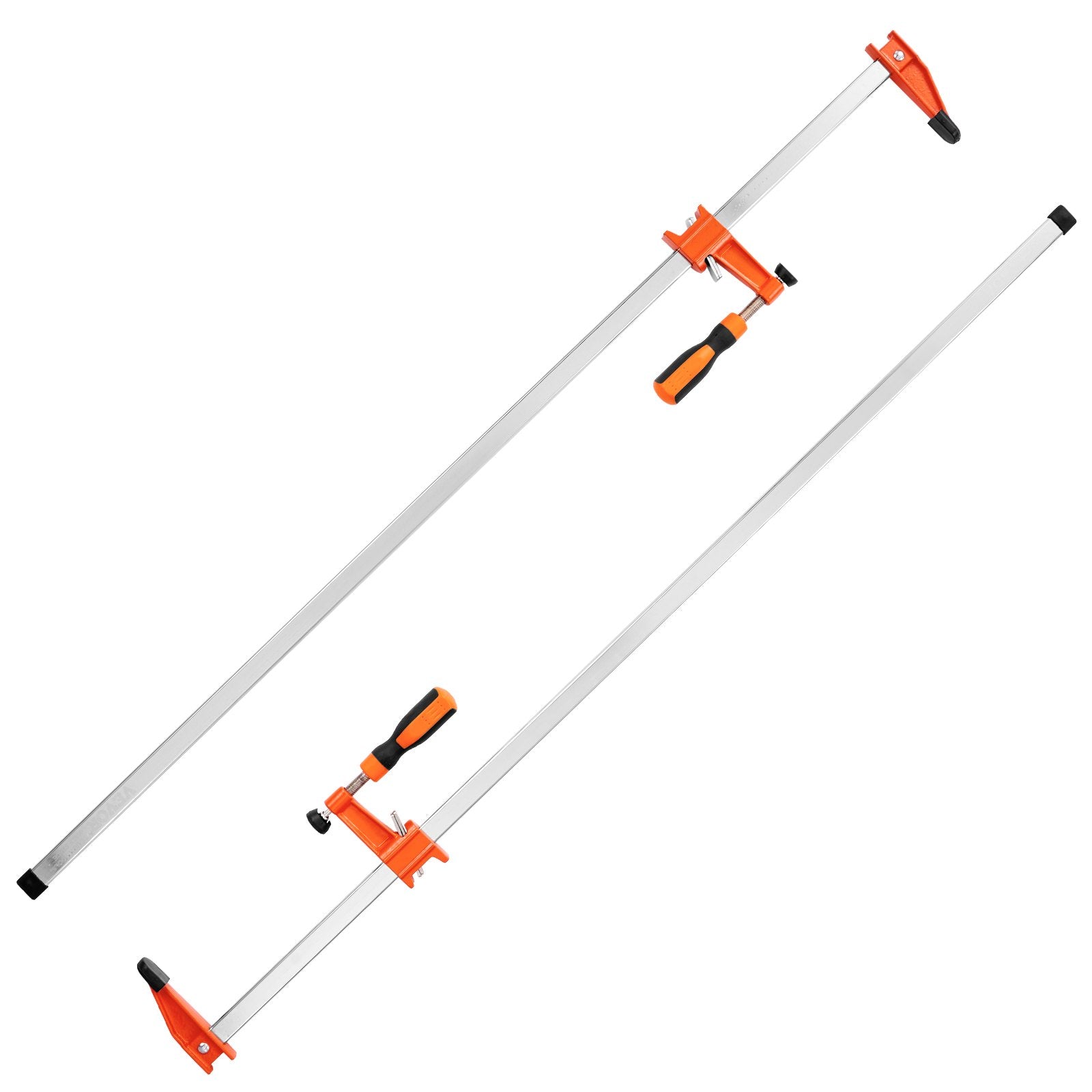 Tool Clamps & Vices: VEVOR Bar Clamps for Woodworking, 2-Pack 914mm Clamp, Quick-Change F Clamp with 600 lbs Load Limit, 2.5" Throat Depth, Cast Iron and Carbon Steel, Wood Clamps for Woodworking Metal Working