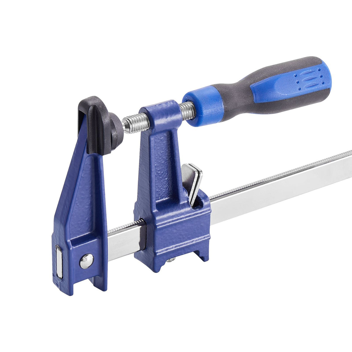 Bar Clamps for Woodworking, 4-Pack 91.4 cm Opening, Lockable F-Clamp with 272 kg Load Limit, 63.5 mm Depth, Cast Iron and Carbon Steel, Easy to Use, Wood Clamps for Woodworking Metal Working