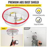 Audio Accessories: VEVOR Adjustable Hole Saw Cutter Kit, 1-5/8"" to 11-13 /16"" (40-300 mm), Recessed Hole Saw with PC Dust Shield, Two Replaceable Pilot Drill Bits, for Recessed Lights, Ceiling Speakers, Vent Holes