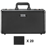 Wedding Favours: VEVOR Graded Card Storage Box, 4 Slots, Graded Sports Cards Holder Carrying Case with Coded Lock Foam Dividers, for 120 PSA Graded Cards 84 BGS Cards 96 SGC Cards 428 Top Loaders or 999+ Loose Cards