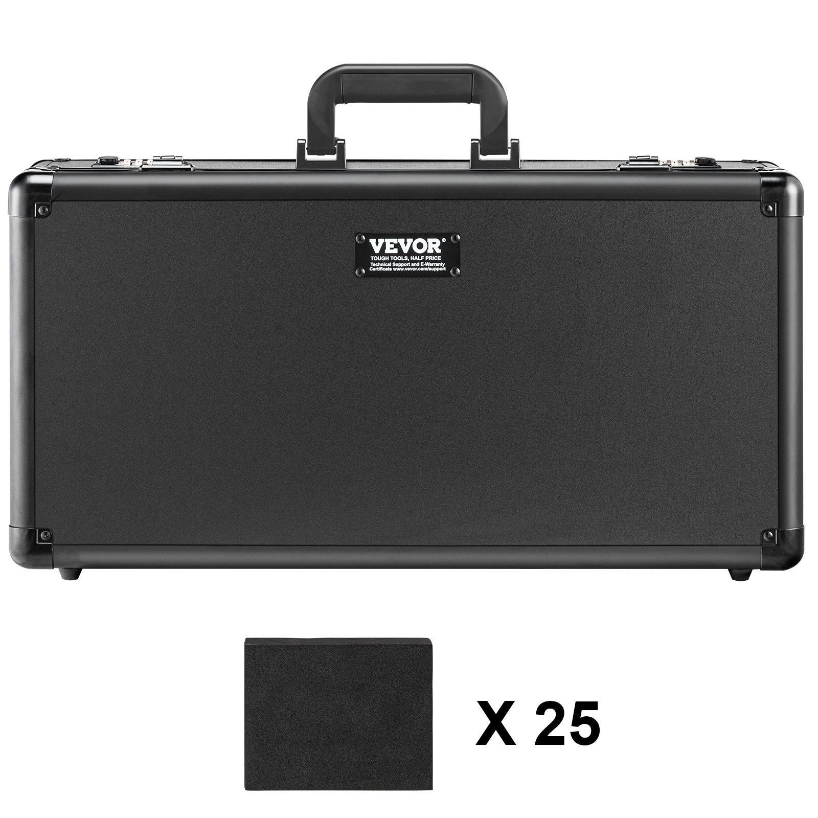 Wedding Favours: VEVOR Graded Card Storage Box, 5 Slots, Graded Sports Cards Holder Carrying Case with Coded Lock Foam Dividers, for 162 PSA Graded Cards 115 BGS Cards 130 SGC Cards 585 Top Loaders or 999+ Loose Cards