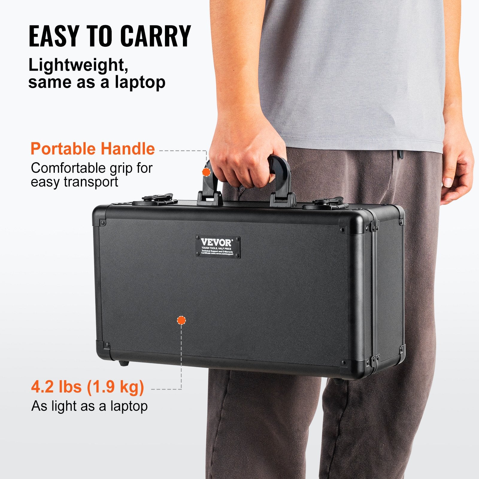 Cable Management: VEVOR Graded Card Storage Box, 4 Slots, Graded Sports Cards Holder Carrying Case with Key Lock Foam Dividers, for 108 PSA Graded Cards 76 BGS Cards 84 SGC Cards 388 Top Loaders or 999+ Loose Cards