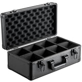 Cable Management: VEVOR Graded Card Storage Box, 4 Slots, Graded Sports Cards Holder Carrying Case with Key Lock Foam Dividers, for 108 PSA Graded Cards 76 BGS Cards 84 SGC Cards 388 Top Loaders or 999+ Loose Cards
