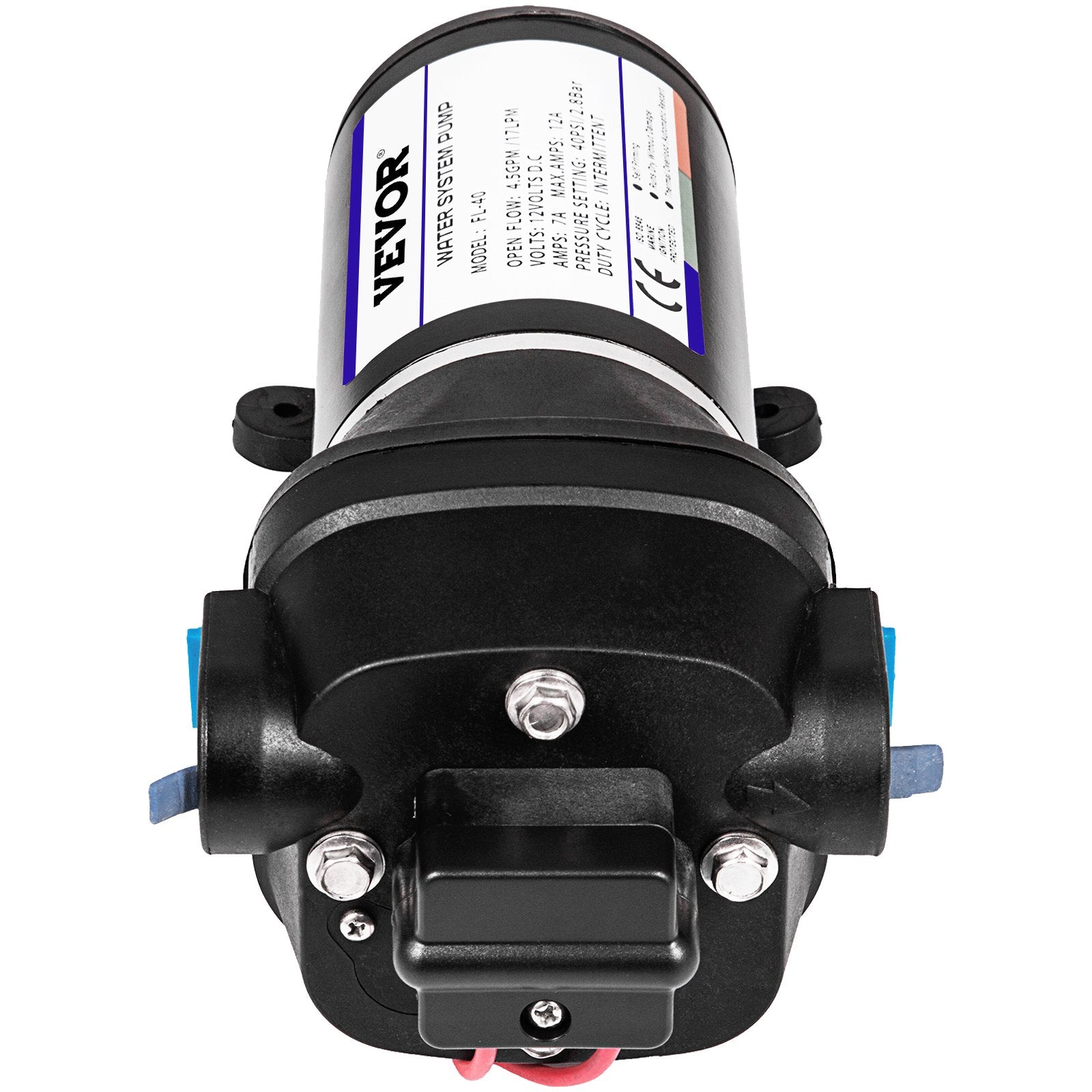Fountain & Ponds Accessories: VEVOR Water Pressure Diaphragm Pump, 12V FL-40 High Pressure Diaphragm Water Pump, 40PSI Automatic Self Priming Water Pump, 17L/MIN Misting Booster Sprayer Diaphragm Pump for Caravan Boat RV Garden