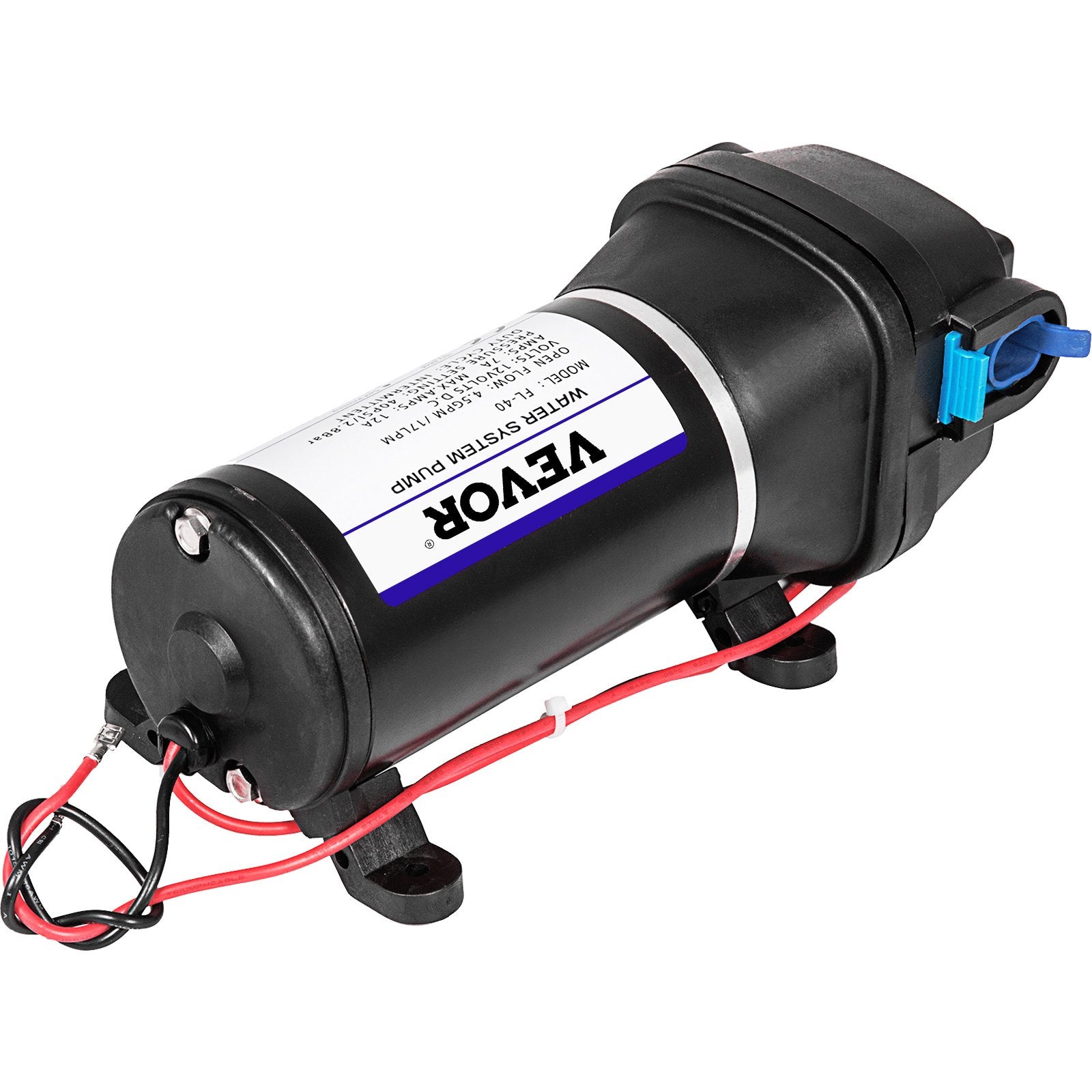 Fountain & Ponds Accessories: VEVOR Water Pressure Diaphragm Pump, 12V FL-40 High Pressure Diaphragm Water Pump, 40PSI Automatic Self Priming Water Pump, 17L/MIN Misting Booster Sprayer Diaphragm Pump for Caravan Boat RV Garden
