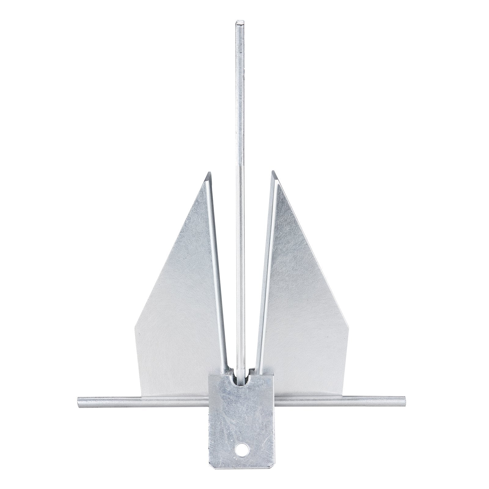 Boating Accessories: VEVOR Fluke Anchor 8.5 LBS Galvanized Steel Boat Anchor Chain Rop Two Shackles