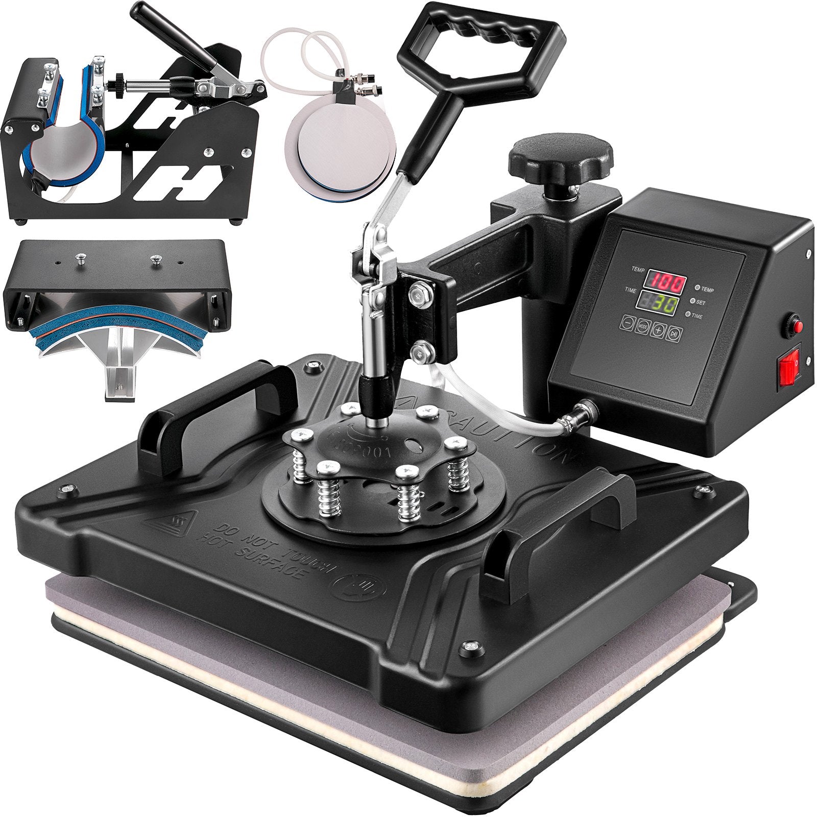 Men's Tops & T-shirts: New Digital Clamshell 12" X 15" (29 X 38cm) Heat Transfer Press T-Shirt Sublimation Machine