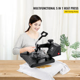 Men's Tops & T-shirts: New Digital Clamshell 12" X 15" (29 X 38cm) Heat Transfer Press T-Shirt Sublimation Machine