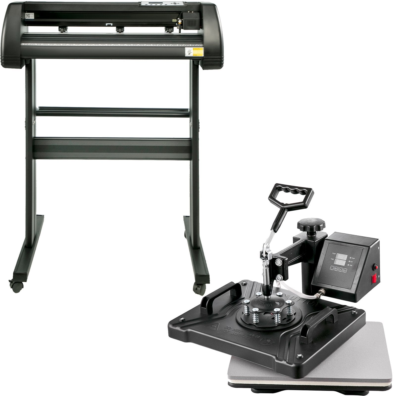 Audio Accessories: VEVOR 5 In1 12" X 15" (30 X 38cm) Heat Transfer Press + 28 Inch Vinyl Cutter Machine Kit Software