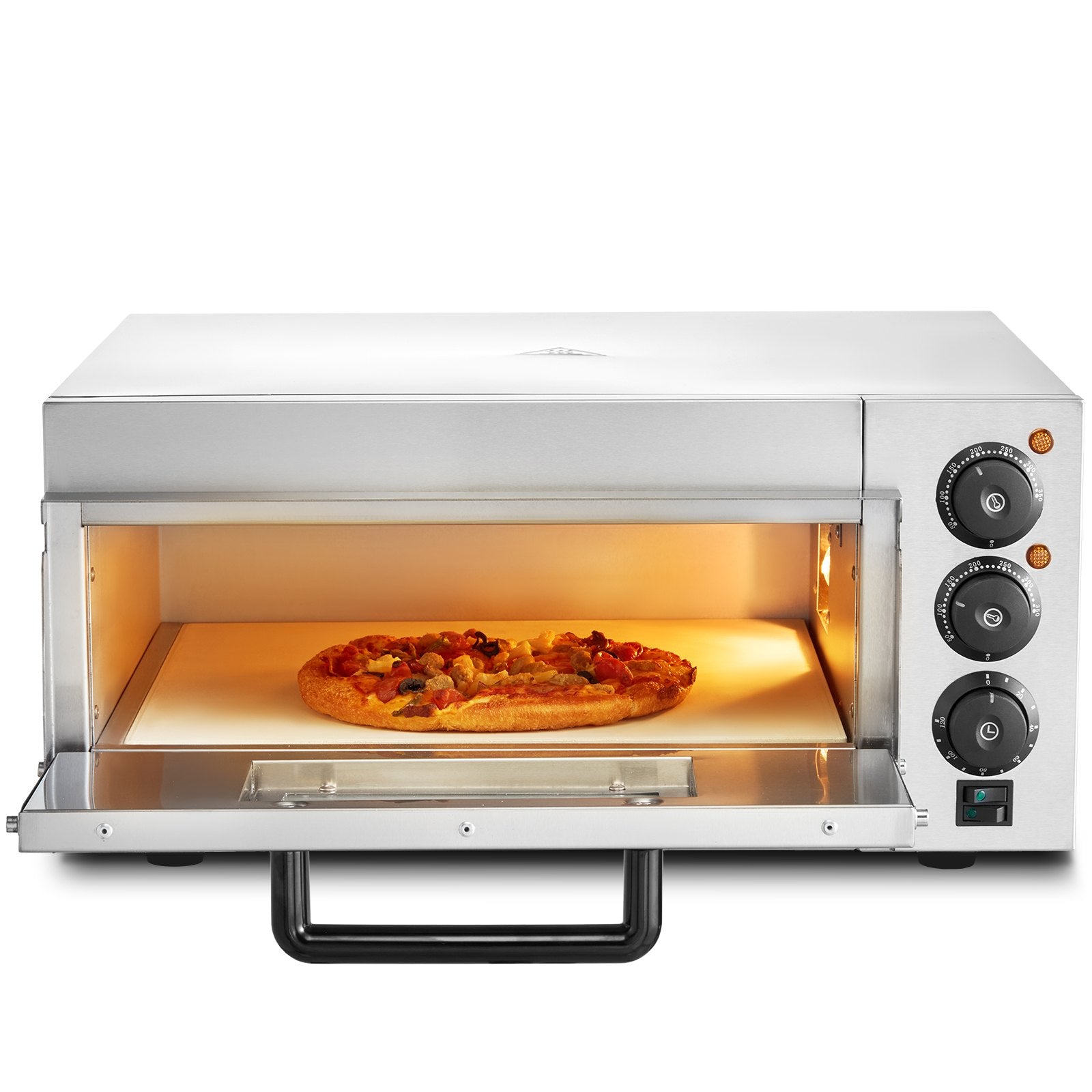 Kitchen & Bathroom DIY: VEVOR Commercial Countertop Pizza Oven Electric Pizza Oven for 16" Pizza Indoor