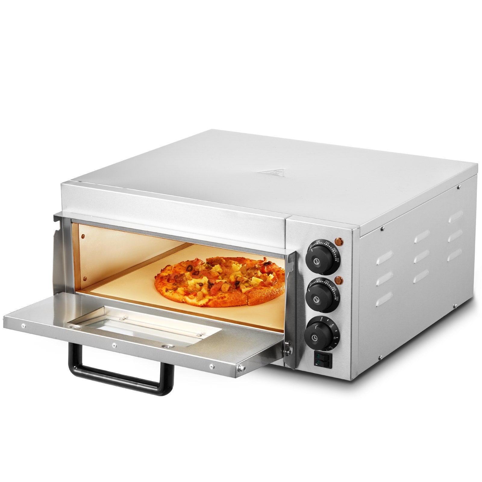 Kitchen & Bathroom DIY: VEVOR Commercial Countertop Pizza Oven Electric Pizza Oven for 16" Pizza Indoor
