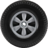 Automotive Parts: VEVOR Solid PU Run-Flat Tire Wheel, 254 mm, 2-Pack, 81.6 kg Dynamic Load, 99.8 kg Static Load, Flat Free Tubeless Tires and Wheels for Hand Truck, Utility Cart, Dollies, Garden Trailers, Various Carts