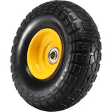Automotive Parts: VEVOR Solid PU Run-Flat Tire Wheel, 254 mm, 2-Pack, 181.4 kg Dynamic Load, 204.1 kg Static Load, Flat Free Tubeless Tires and Wheels for Hand Truck, Utility Cart, Dolly, Garden Trailer, Various Carts