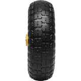 Automotive Parts: VEVOR Solid PU Run-Flat Tire Wheel, 254 mm, 2-Pack, 181.4 kg Dynamic Load, 204.1 kg Static Load, Flat Free Tubeless Tires and Wheels for Hand Truck, Utility Cart, Dolly, Garden Trailer, Various Carts
