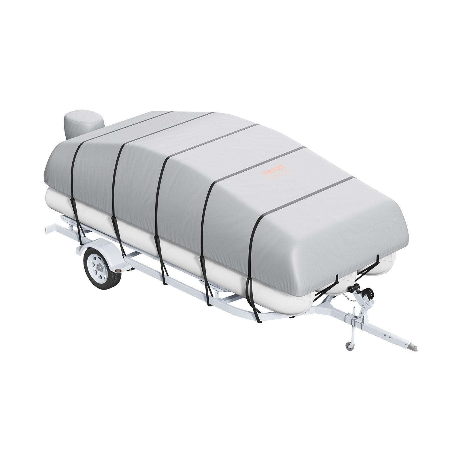 Caravan Accessories: VEVOR Pontoon Boat Cover 800D Waterproof Trailerable 19-20 ft with Storage Bag