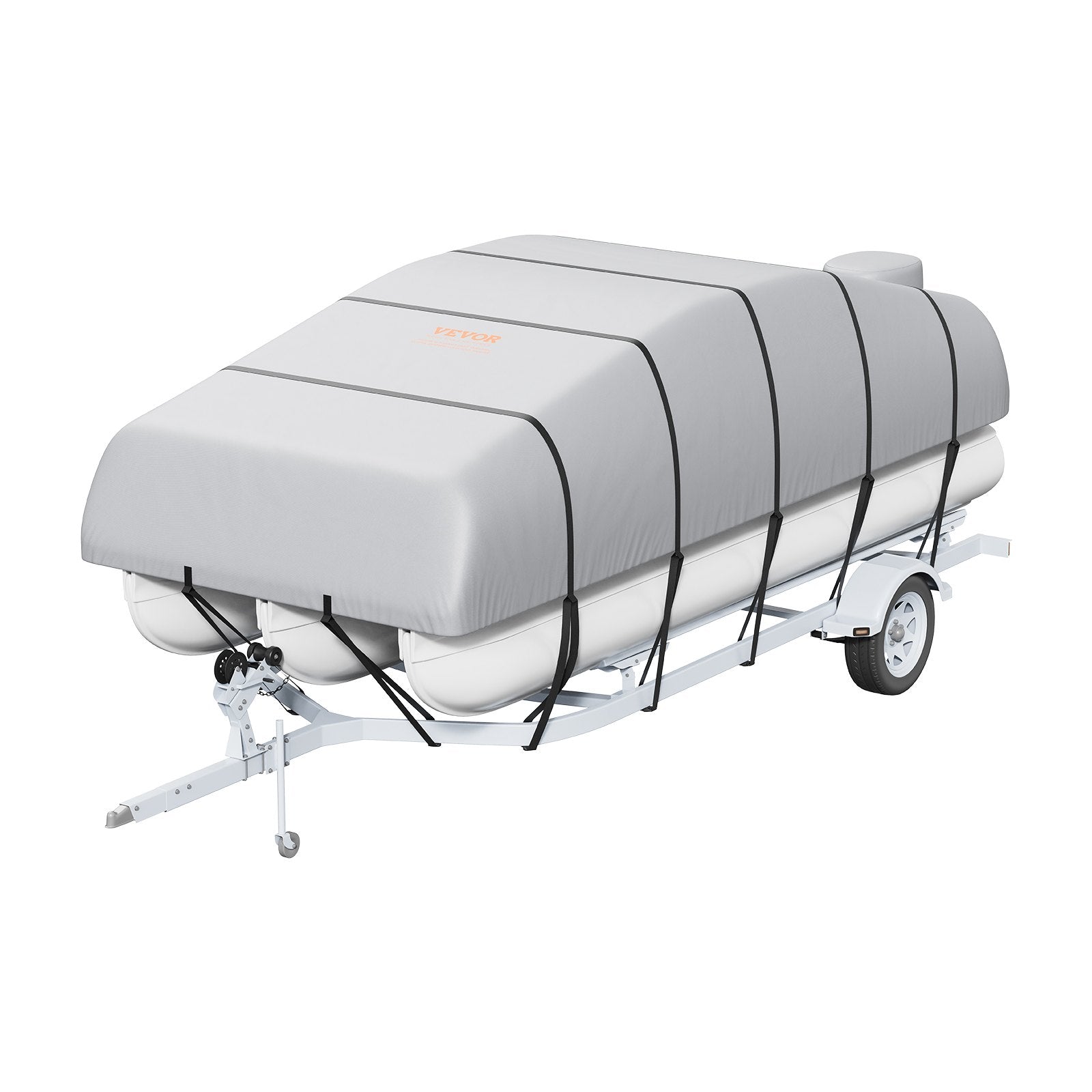 Caravan Accessories: VEVOR Pontoon Boat Cover 800D Waterproof Trailerable 19-20 ft with Storage Bag