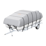 Boating Accessories: VEVOR Pontoon Boat Cover 800D Waterproof Trailerable 23-24 ft with Storage Bag