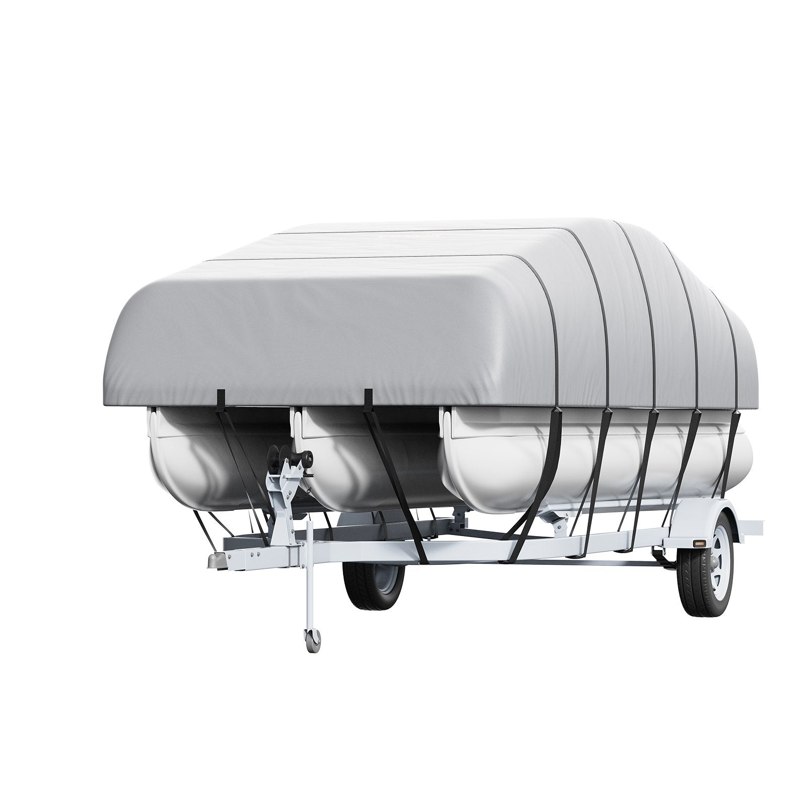 Boating Accessories: VEVOR Pontoon Boat Cover 800D Waterproof Trailerable 23-24 ft with Storage Bag