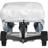 Boating Accessories: VEVOR Pontoon Boat Cover, Fit for 25\'-28\' Boat, Heavy Duty 600D Marine Grade Oxford Fabric, UV Resistant Waterproof Trailerable Boat Cover with 2 Support Poles and 7 Wind-Proof Straps, Gray