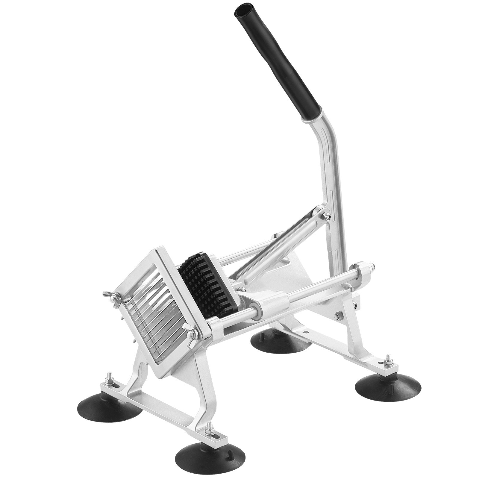 Gardening Tools: VEVOR Commercial Vegetable Slicer, 1/4 inch Fruit Slicer, Stainless Steel and Aluminum Alloy Vegetable Cutter Slicer Machine, Manual Slicer with Non-slip Feet, for Radishes, Onions, Potatoes, Lemons